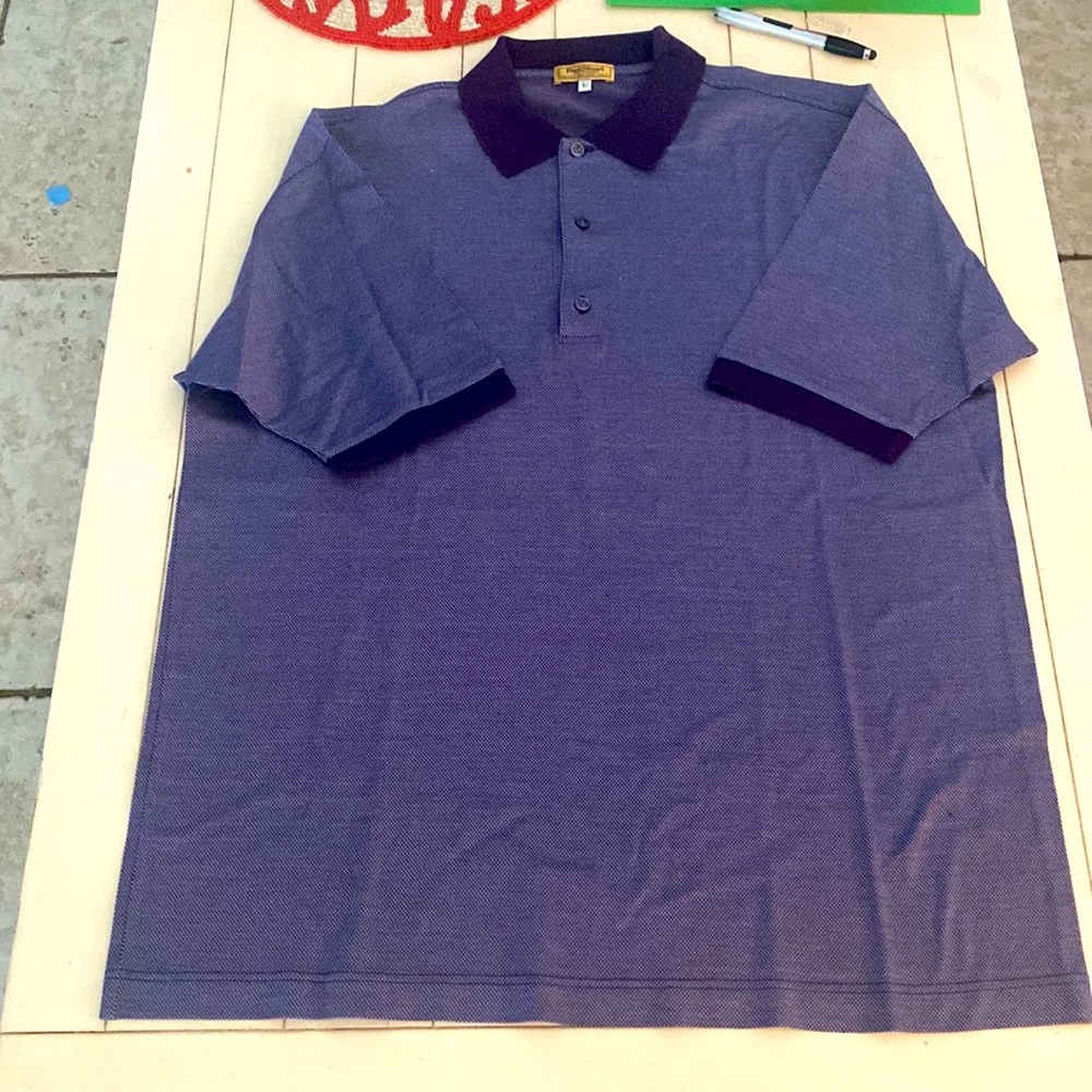 Paul Stuart polo shirt. NWOT 100% cotton size L